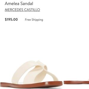 Mercedes Castillo Amelea. Size 8.5. White